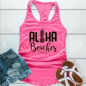 Piper Lou Aloha Beaches Tank Small